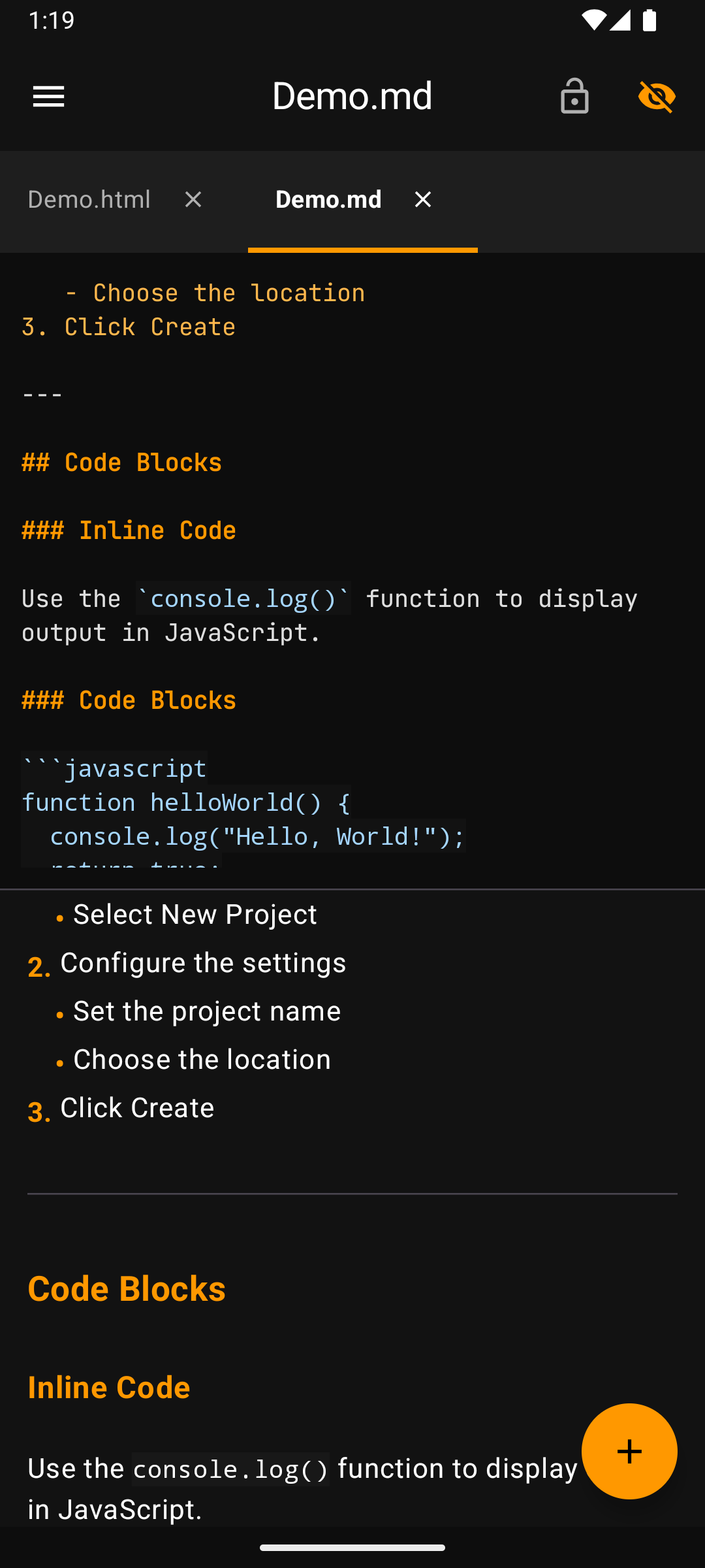 Infinity Text Editor - Éditeur Markdown